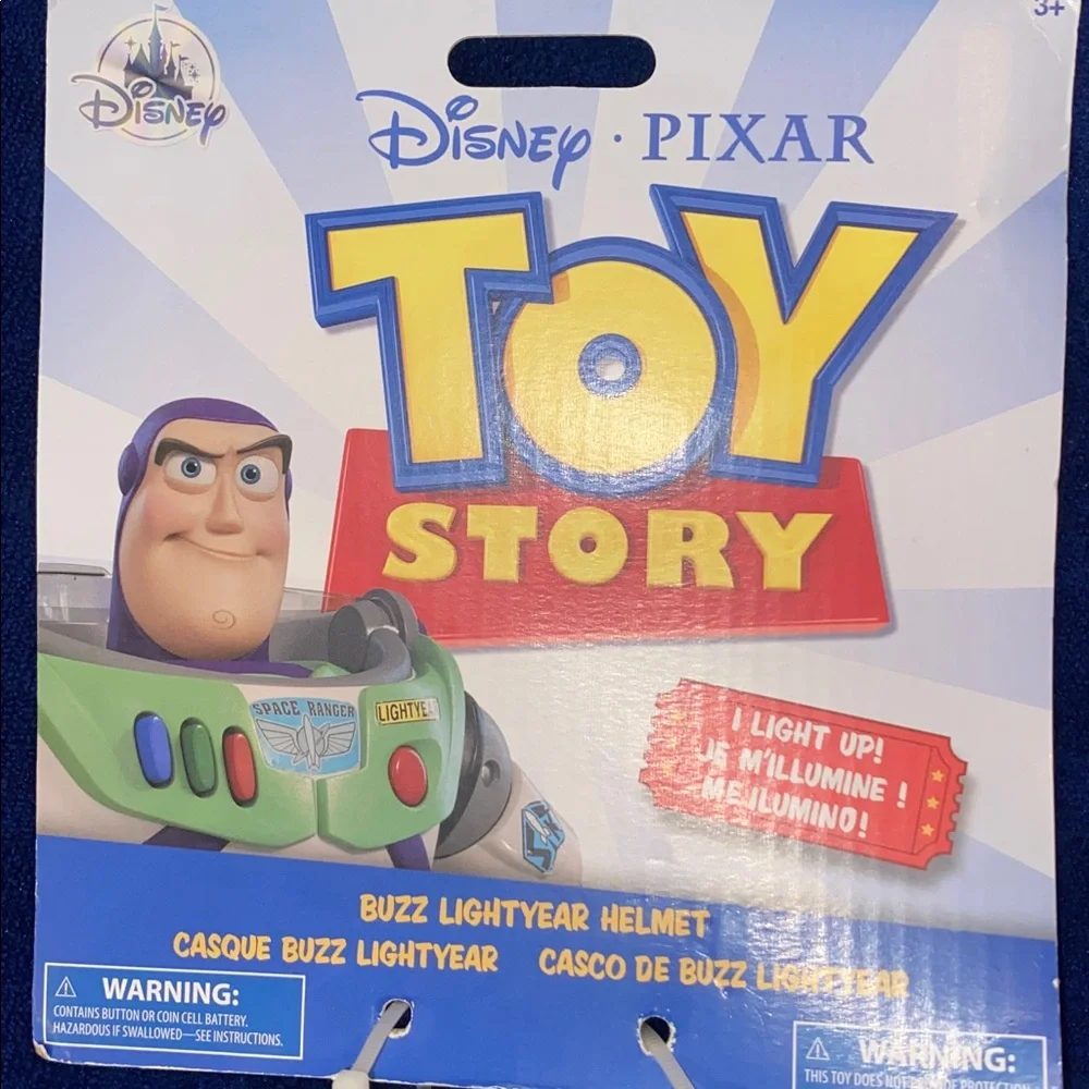 Disney Toy Story Buzz Lightyear Costume PJ Set in Size 5 & Light Up Buzz Helmet - Picture 11 of 11